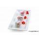 Stampo 8 cuoricini 3D silicone Silikomart cuoricino torta cuore cuori